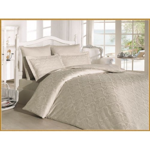 Постельное белье "Карвен" жаккард евро (Damask Tas)