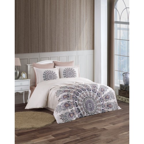 Постельное белье "Карвен" Digital print Эксклюзив Тенсел евро N128-T003