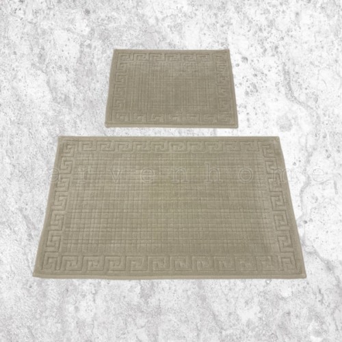 Набор ковриков для ванной Карвен GREK KV 419 vizon/св.бежевый.