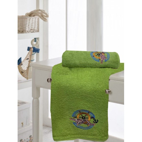 Набор полотенец KARVEN "Штурвал" махра 50*90/70*140 HS1502 (V-6) зеленый