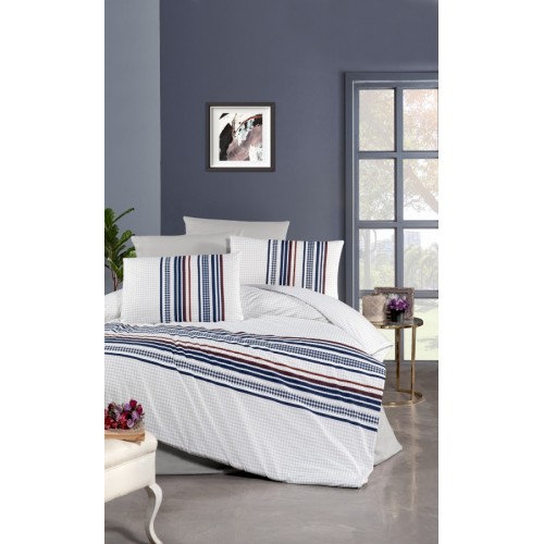 Постельное белье "Карвен" ранфорс семейный LINE