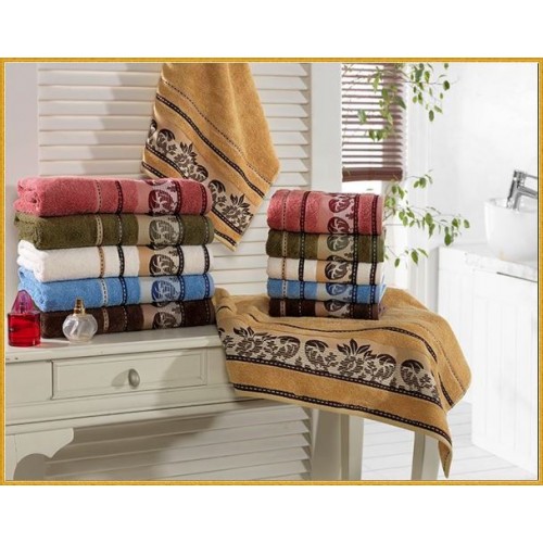 Полотенце "Протон" бамбу 70*140 1шт. Н 1432 (Акция)