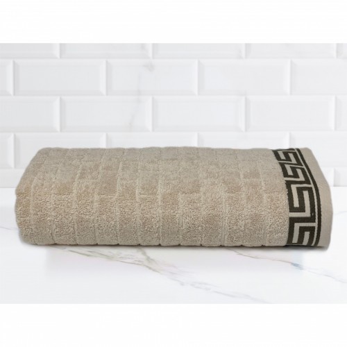 Полотенце Kарвен "GREK" 50*90 1шт махра H 3266 bej.