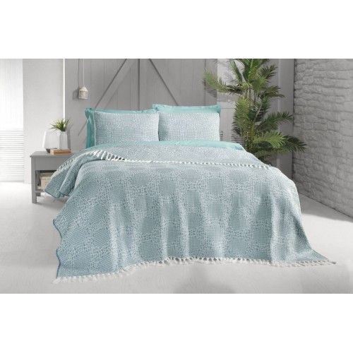 Комплект SAREV "AZURA"(покрывало летнее +наволочка) 1.5 спальн 2 предмета Y 830 (V-3)