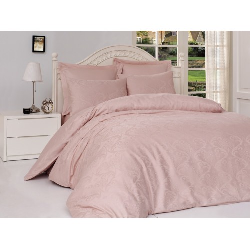 Постельное белье "Карвен" (жаккард) 1,5 спальн (Coffee)