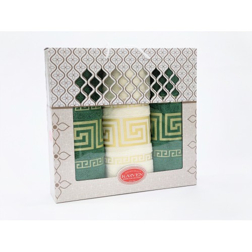 Набор полотенец Карвен " Grek" махра 50*90(2) /70*140 HS 1510