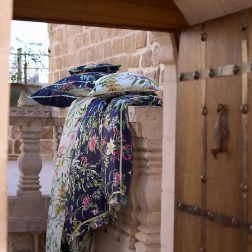 Постельное белье Sarev ELITE GROUP шелк/сатин евро N321 EPIROS v1/Lacivert