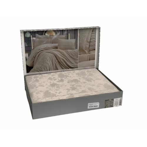 Постельное белье Карвен бамбук евро N065 Rita капучино (Акция)