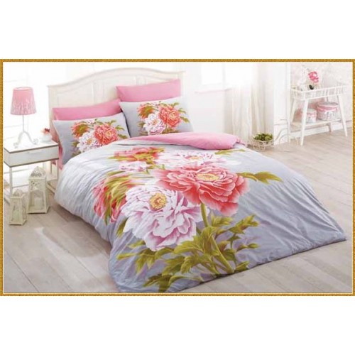 Постельное белье "Карвен" EхCLUSIVE ранфорс 3D евро (Japon Gulu)