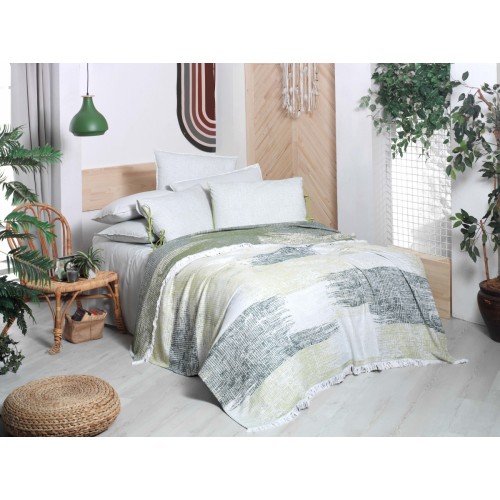 Летний комплект Sarev пике евро 4пр.хлопок РТ 337 MORLA v2/Yesil