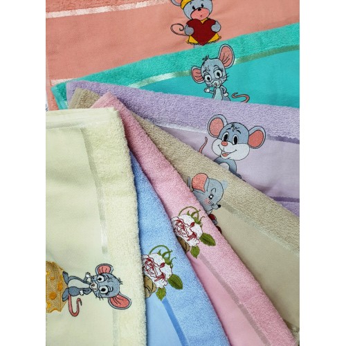 Полотенце "Акция" махра 70*140 1шт. Н 614 (Акция)