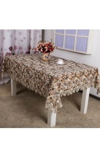 Скатерть "Карвен" печать с гипюром 160*260 М 614-4 (Акция)