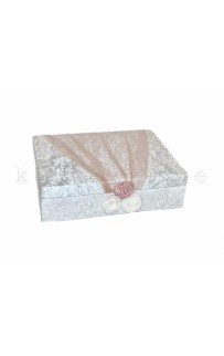 Набор полотенец Rebeka "FRANSIZ" махра 50*90/70*140/30*50 сундук HS1711 (V-1) лиловый