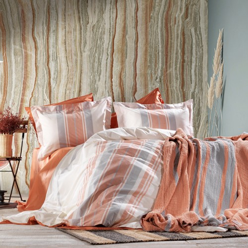 Комплект Zebra "MOLY "7пр. пике евро PT 333 v7 оранж/серый (Акция)