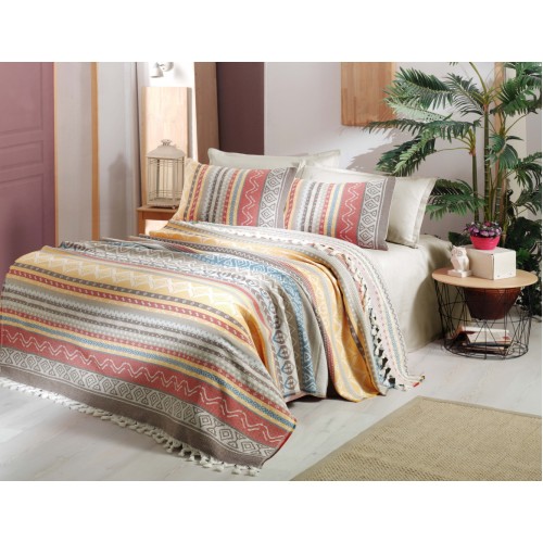 Комплект SAREV MARA (покрывало с наволочкой) 1.5 сп., 2пр Y 961 v1/Bel