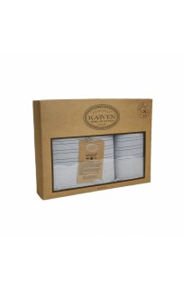 Набор полотенец Карвен " ORENDO" махра 50*90/70*140 HS 1721 gri/серый