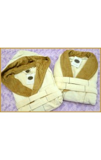 Халат "Карвен" велюр муж. с капюшоном XL/XXL В 404 (Акция)