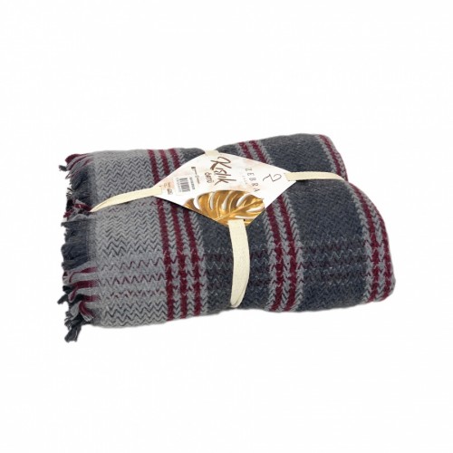 Плед ZEBRA CASA 200*230 хлопковый евро Р 926 gri/серый