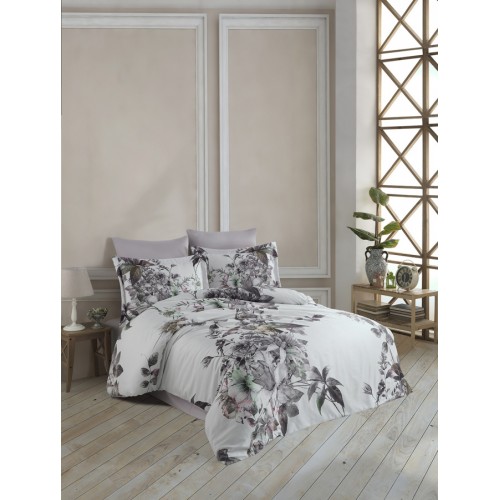 Постельное белье "Карвен" Digital print сатин 3D евро N125-S002