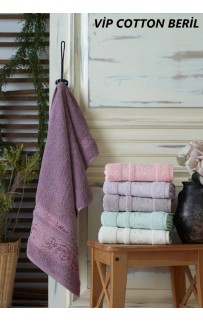 Полотенце Карвен Vip Cotton "BERIL" 50*90 6шт.махра H 3282
