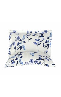 Постельное белье Карвен Stripe Satin с цветным принтом 1.5 спальное N249 -SB013(4пр.) (Акция)