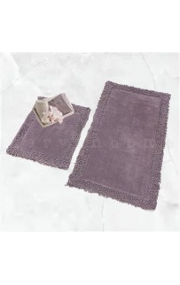 Набор ковриков для ванной Карвен K.M.DUZ/с бахрамой 60*100-60*50 KV 425 lila/лиловый