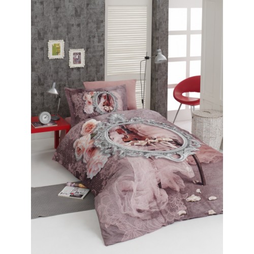 Постельное белье "Карвен" (сатин 3D )1,5 спальн.( Violin )