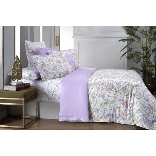 Постельное белье "Sarev"сатин семейное PIEDRA v1/Lila