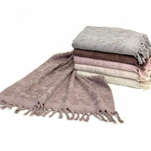 Полотенце Карвен "SACAKLI LILIYUM" 50*90 6 шт. махра Н 5115