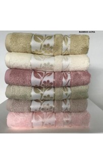 Полотенце Kарвен Bamboo "ACRA" 50*90 6шт бамбук H 4107