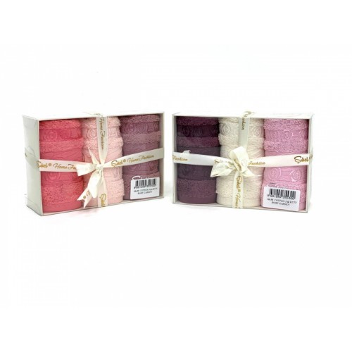 Полотенце кухонное Карвен "ROZE GARDEN" махра 30*50 3 шт. НМ 684