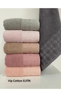 Полотенце Карвен Vip Cotton "Elfin" 50*90 6шт.махра Н 3196