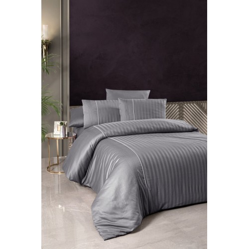 Постельное белье "Карвен" сатин евро Modalife Quicksilver