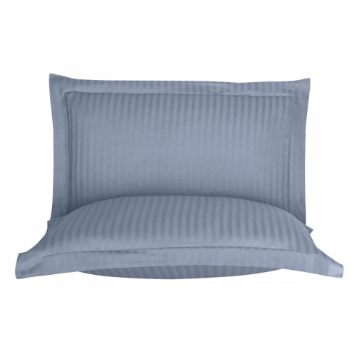 Наволочки Karven Stripe Satin 50*70 (+5см) 2 шт indigo/индиго