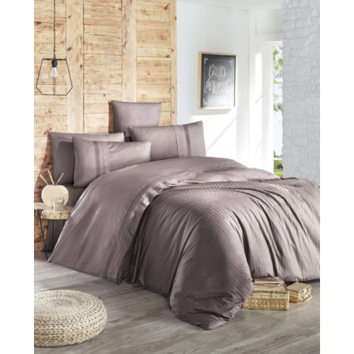 Постельное белье "Карвен" DELUхE ранфорс 1,5 спальн (Gala Lilac) (Акция)