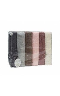 Полотенце Карвен Vip Cotton "INCI" 80*150 6шт.махра H 3284