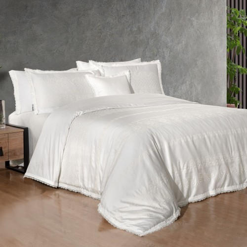 Постельное белье "Sarev" Sport&Chic сатин евро N315 PERRY v1/Beyaz