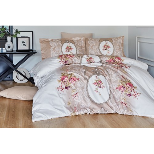 Постельное белье "Карвен" сатин семейный (Poema Vizon)