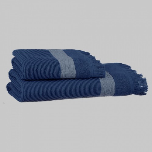 Полотенце Sarev STREET 80*150 1шт. махра Н1042 v11/Lacivert