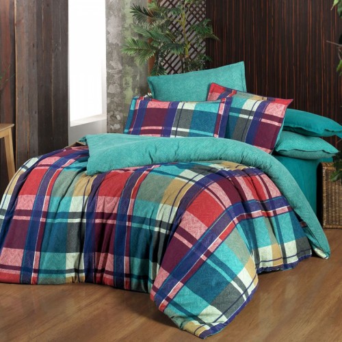 Постельное белье Sarev MARKIS Фланель 1,5.YESIL/v2.