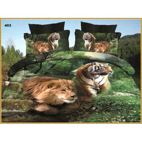 Постельное белье "Карвен" (сатин Де люкс 3D) семейное (403) (Акция)