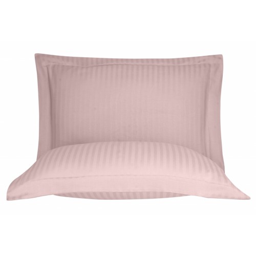 Наволочки Karven Stripe Satin 50*70 (+5см) 2 шт somon/персиковый