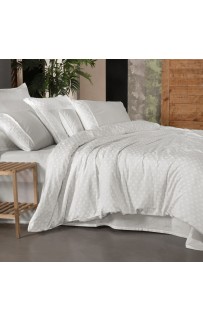 Постельное белье Sarev Mood Comfort жатый хлопок 1.5 сп. N246 MARBELLA v1/Beyaz