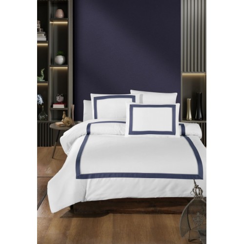 Постельное белье "Карвен" эксклюзив сатин евро Belezza White