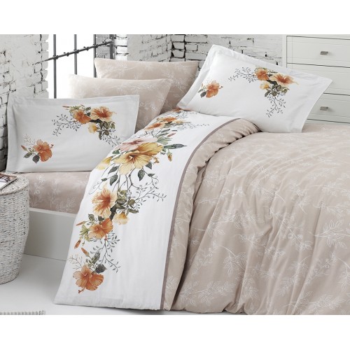 Постельное белье "Карвен" DELUхE ранфорс 1,5 спальн (Janet) (Акция)