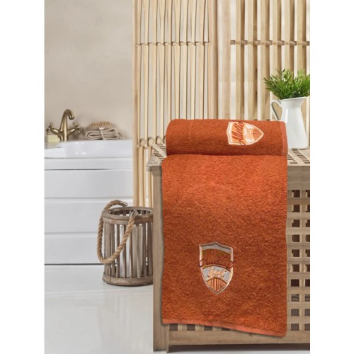 Набор полотенец KARVEN "Спорт" махра 50*90/70*140 HS1502 (V-5) терракотовый