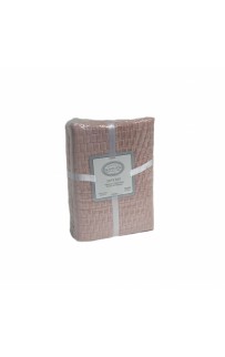 Плед KARVEN Super Soft "MELINDA" 160*220 п/э 1.5 спальный Р 941пудровый (Акция)