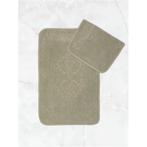 Набор ковриков для ванной Карвен ALA KV 423 vizon/св.бежевый.