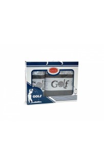 Полотенце в коробке Карвен " Golf" махра 50*90/70*140 HS 1551