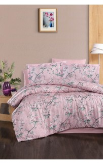 Постельное белье Карвен Stripe Satin с цветным принтом евро N250 -SB003(6пр.) (Акция)